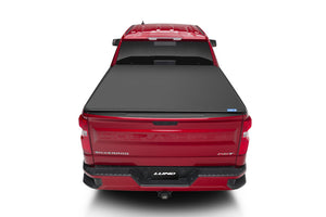 Lund 99-07 Chevy Silverado 1500 (8ft. Bed) Genesis Elite Tri-Fold Tonneau Cover - Black