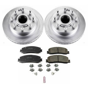 Power Stop 2012 Ford F-350 Super Duty Front Z17 Coated Brake Kit