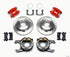 Wilwood D154 P/S Park Brake Kit Red Big Ford 2.36in Offset