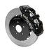 Wilwood 09-13 Nissan 370Z/G37 Aero6 Big Brake Front Brake Kit - Slotted (Black)