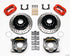 Wilwood Forged Dynalite P/S P-B Kit Drilled-Red Big Ford 2.36in Offset