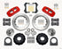 Wilwood AERO6 Front Hub Kit 14.00in Red TCI-IFS 71-78 (Pinto Based)
