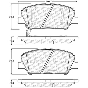 StopTech 11-15 Kia Optima Street Street Touring Front Brake Pads