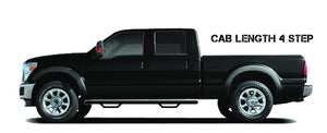 N-Fab Nerf Step 05-15 Toyota Tacoma Double Cab - Tex. Black - W2W - 2in