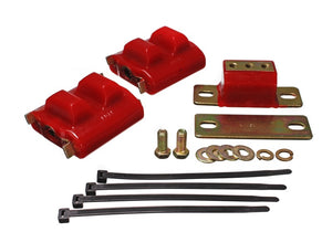 Energy Suspension 73-92 Chevrolet Camaro Red Motor and Transmision Mounts; Zinc Finish