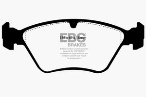 EBC 94-96 Saab 900 2.0 Turbo Yellowstuff Front Brake Pads