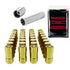 McGard SplineDrive Tuner 8 Lug Install Kit w/Locks & Tool (Cone) M14X1.5 / 1in. Hex - Gold