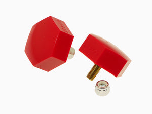 Prothane Universal Bump Stop 7/8 X 2 1/4in Dia. Hex - Red