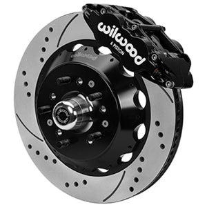 Wilwood Forged 6 Piston Superlite Caliper, SRP 72 Vane Vented Spec37 Drilled & Slotted Rotor - 14.00