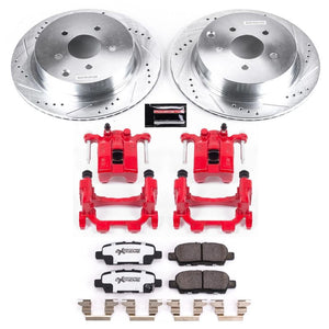 Power Stop 18-19 Infiniti Q50 Rear Z26 Street Warrior Brake Kit w/Calipers