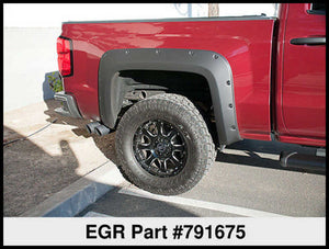 EGR 14+ Chev Silverado 5ft Bed Bolt-On Look Fender Flares - Set - Matte