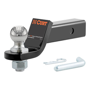 Curt Loaded Ball Mount w/1-7/8in Ball (2in Shank 3500lbs 2in Drop)