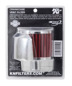 K&N 1.00in Flange ID x 3in OD x 2.5in Height Vent Filter