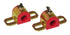 Prothane Universal Greasable Sway Bar Bushings - 18MM - Type A Bracket - Red