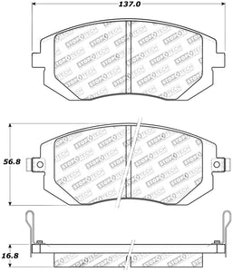 StopTech Street Touring 03-05 WRX/ 08 WRX Front Brake Pads