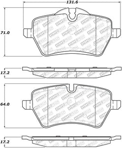 StopTech Street Select Brake Pads - Front