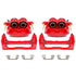 Power Stop 04-05 Buick Rainier Front Red Calipers w/Brackets - Pair