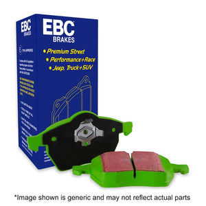 EBC 01-04 Mazda Protege 2.0 (Rear Drums) Greenstuff Front Brake Pads