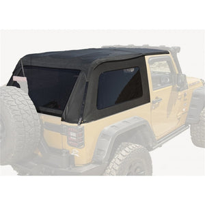 Rugged Ridge Bowless Top 2-Door Black Diamond 07-18 Jeep Wrangler