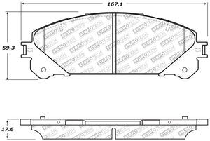 StopTech Street Select Brake Pads w/Hardware - Front