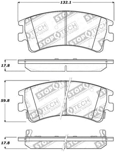 StopTech Street Touring Brake Pads