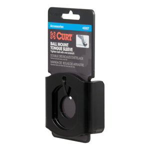 Curt Ball Mount Tongue Sleeve (2-1/2in Tongue Sleeve 1in Ball Hole)