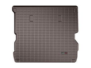 WeatherTech 2017+ Land Rover Discovery Cargo Liners - Cocoa (w/ 4 Zone Climate Control)