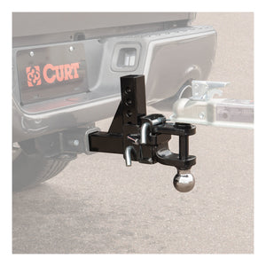 Curt Adjustable Multipurpose Ball Mount (2in Shank 2in & 2-5/16in Balls)