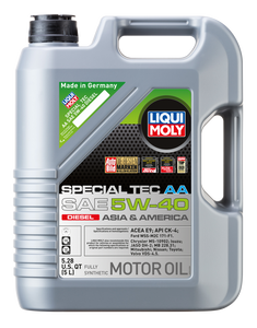 LIQUI MOLY 5L Special Tec AA Motor Oil SAE 5W40 Diesel