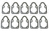Moroso Chevrolet Small Block Fuel Pump Gasket - 10 Pack