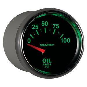 Autometer GS 0-100 PSI Short Sweep Electronic Oil Pressure Gauge