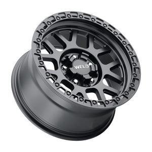 Weld Off-Road W104 17X10 Cinch 5X114.3 5X127 ET-25 BS4.50 Satin Black / Gloss Black 78.1