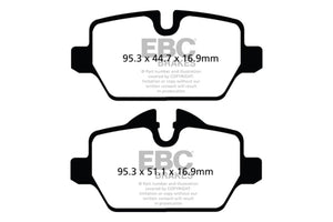 EBC 10+ Mini Countryman 1.6 Cooper Greenstuff Rear Brake Pads