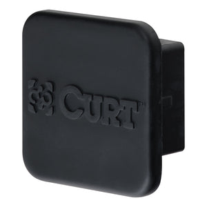 Curt 2in Rubber Hitch Tube Cover (Packaged)