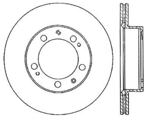 StopTech 97-04 Porsche Boxster Cyro Slotted Sport Brake Rotor Front Right