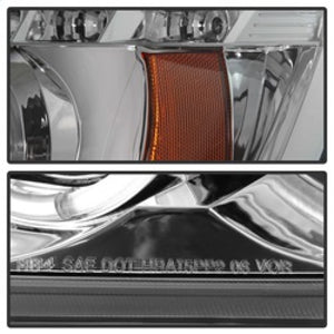 Spyder Nissan Titan 04-14/Armada 04-07 Projector Headlights LED Halo LED Chrm PRO-YD-NTI04-HL-C