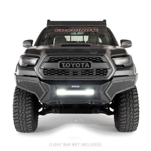 Go Rhino 16-21 Tacoma Element Front Bumper w/ Power Actuated Hide-away Light Bar Mount Tex Black