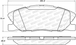 StopTech Sport Brake Pads w/Shims and Hardware - Front