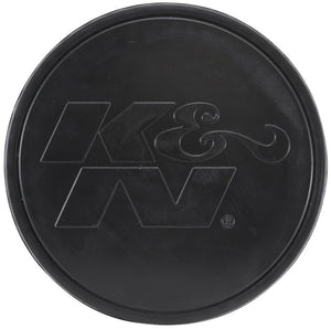 K&N Universal Rubber Filter-Round Tapered 4in Flange ID x 8in Base OD x 6.625in Top OD x 8in H