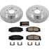 Power Stop 04-05 Kia Sedona Front Z23 Evolution Sport Brake Kit