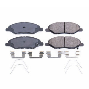 Power Stop 09-11 Nissan Versa Front Z17 Evolution Ceramic Brake Pads w/Hardware