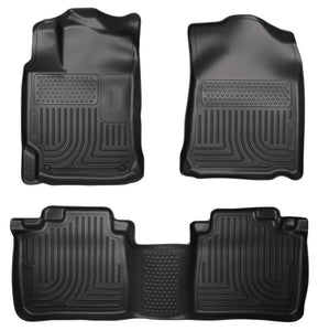 Husky Liners 13 Lexus ES300h / ES350 Weatherbeater Black Front & 2nd Seat Floor Liners