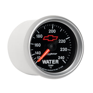 Autometer Sport-Comp II 2-1/16in 120-240 Deg Mechanical Water Temp Gauge - Bowtie Black
