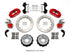 Wilwood Narrow Superlite 4R / MC4 Rear Kit 12.88 Red Currie Pro-Tour Unit Bearing Floater