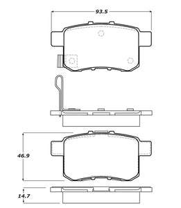 StopTech Performance Touring Brake Pads