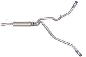 Gibson 17-18 Ford F-250 Super Duty King Ranch 6.2L 2.5in Cat-Back Dual Extreme Exhaust - Aluminized