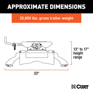 Curt Q25 5th Wheel Hitch