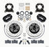 Wilwood Forged Dynalite-M Front Kit 11.30in 1 PC Rotor&Hub-Drill 70-73 Mustang Disc & Drum Spindle