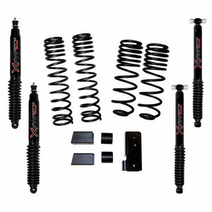 Skyjacker 2007-2018 Jeep Wrangler JK 2 Door 4WD Long Travel 2in-2.5in Lift Kit w/Black Max Shocks