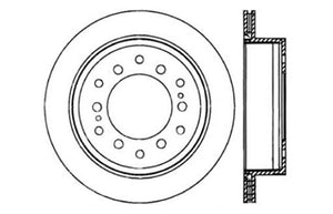 StopTech Power Slot 03-09 Toyota 4 Runner / 03-09 Lexus GX470 Drilled Left Rear Rotor